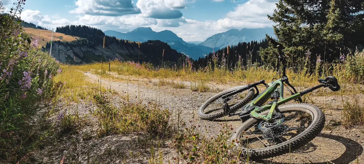 E-biking at Les Saisies